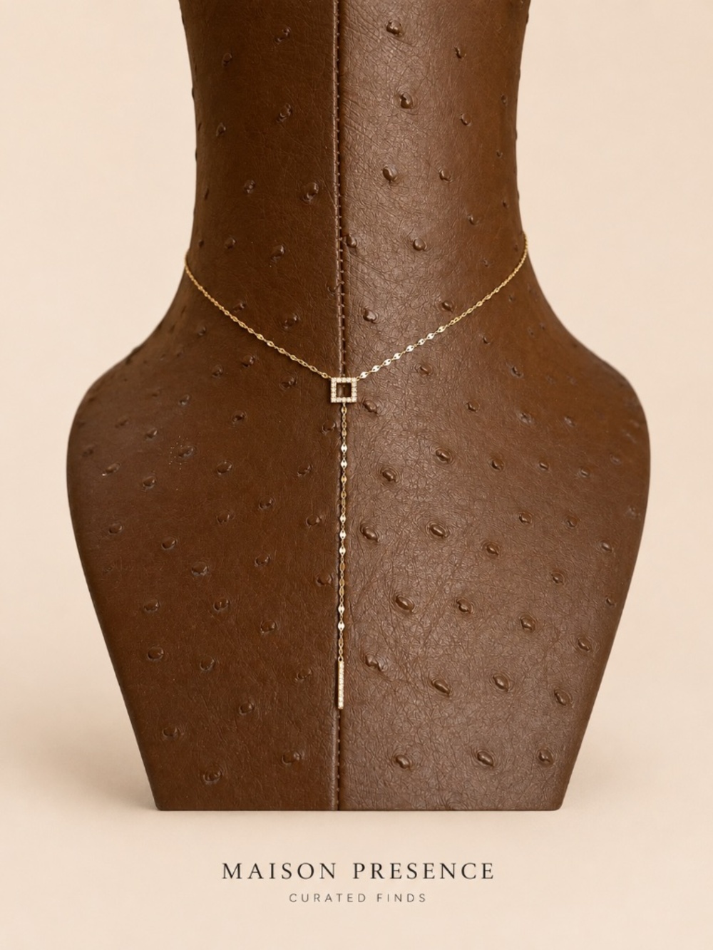 Lana 14K Yellow Gold Lariat Diamond Necklace